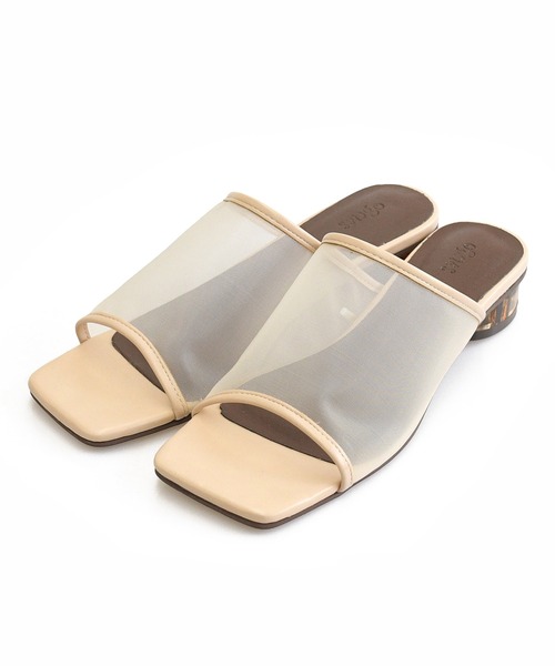 sango(sango)の「シアーロークリアヒールサンダル(サンダル・レディース・ホワイト/ブラック/ダークブラウン/ベージュ/グレイッシュベージュ/ベージュ系その他/ベージュ系その他2/ブラック系その他/ブラウン系その他/ホワイト系その他・SS/S/M/L/LL/3L)」の7枚目の写真