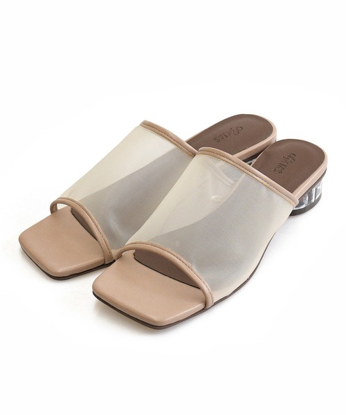 sango(sango)の「シアーロークリアヒールサンダル(サンダル・レディース・ホワイト/ブラック/ダークブラウン/ベージュ/グレイッシュベージュ/ベージュ系その他/ベージュ系その他2/ブラック系その他/ブラウン系その他/ホワイト系その他・SS/S/M/L/LL/3L)」の9枚目の写真