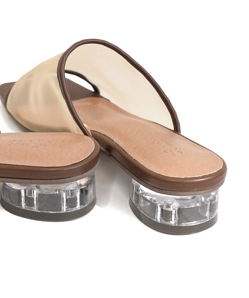 sango(sango)の「シアーロークリアヒールサンダル(サンダル・レディース・ホワイト/ブラック/ダークブラウン/ベージュ/グレイッシュベージュ/ベージュ系その他/ベージュ系その他2/ブラック系その他/ブラウン系その他/ホワイト系その他・SS/S/M/L/LL/3L)」の13枚目の写真