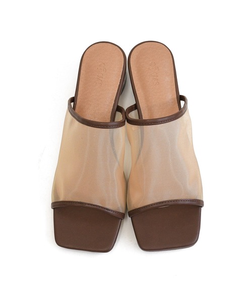 sango(sango)の「シアーロークリアヒールサンダル(サンダル・レディース・ホワイト/ブラック/ダークブラウン/ベージュ/グレイッシュベージュ/ベージュ系その他/ベージュ系その他2/ブラック系その他/ブラウン系その他/ホワイト系その他・SS/S/M/L/LL/3L)」の16枚目の写真