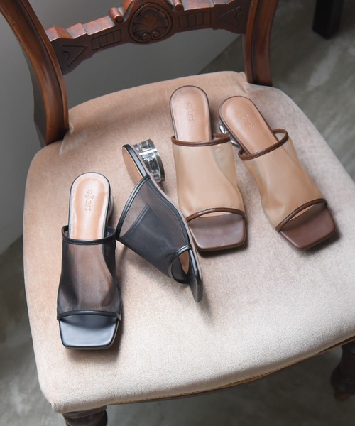 sango(sango)の「シアーロークリアヒールサンダル(サンダル・レディース・ホワイト/ブラック/ダークブラウン/ベージュ/グレイッシュベージュ/ベージュ系その他/ベージュ系その他2/ブラック系その他/ブラウン系その他/ホワイト系その他・SS/S/M/L/LL/3L)」の19枚目の写真