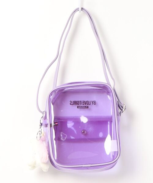by LOVEiT（バイラビット）の「ユニコーンつきPVCショルダーバッグ（ショルダーバッグ・キッズ・オフホワイト/パープル・FREE）」の3枚目の写真