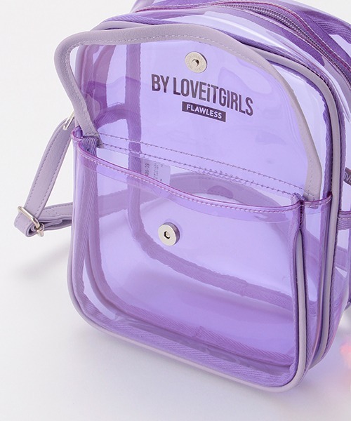 by LOVEiT（バイラビット）の「ユニコーンつきPVCショルダーバッグ（ショルダーバッグ・キッズ・オフホワイト/パープル・FREE）」の10枚目の写真