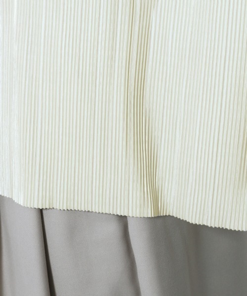 HARE（ハレ）の「プリーツプルオーバー(HARE)（Tシャツ/カットソー・メンズ・ブラック/グリーン/オフホワイト・FREE）」の15枚目の写真