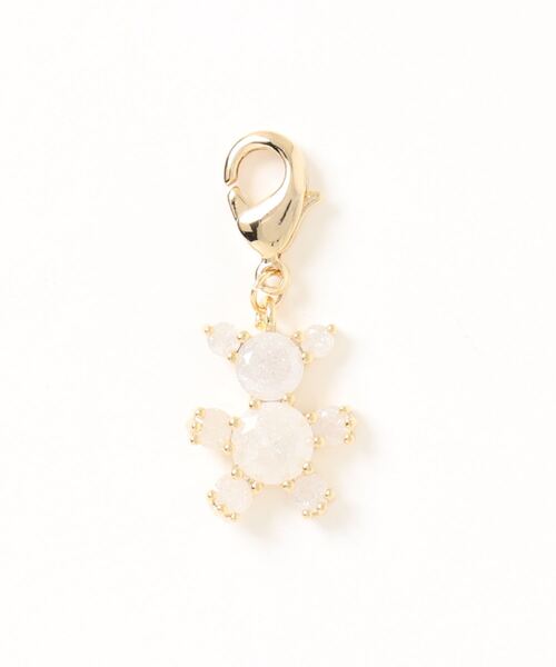 ma chere Cosette?（マシェールコゼット）の「くまマスクチャーム（チャーム・レディース・ホワイト/ブラック系その他/ライトブルー/イエロー系その他・FREE）」の6枚目の写真