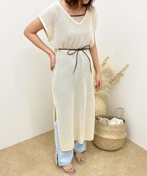【apres jour clair】透かし編みワンピース【ZOZOTOWN限定アイテム】