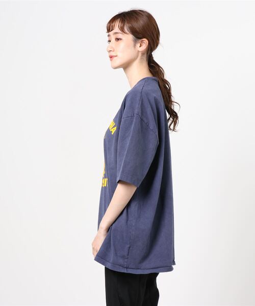 MIXTA（ミクスタ）の「MIXTA/ミクスタ　YOSEMITE BEAR big T ヨセミテベア　ビッグティー（Tシャツ/カットソー・レディース・ネイビー・XX-LARGE）」の3枚目の写真