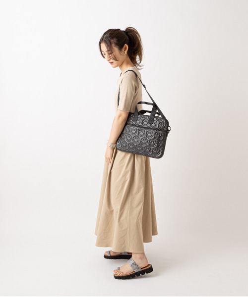 Actually（アクチュアリー）の「スマイルキルティング PCバッグ パソコンケース（PC・タブレットケース・レディース・ブラック/シルバー/カーキ・フリー）」の5枚目の写真