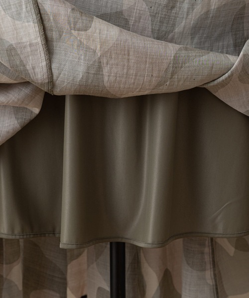 BEARDSLEY（ビアズリー）の「カモフラフレアスカート（スカート・レディース・カーキ/グレー・FREE）」の5枚目の写真