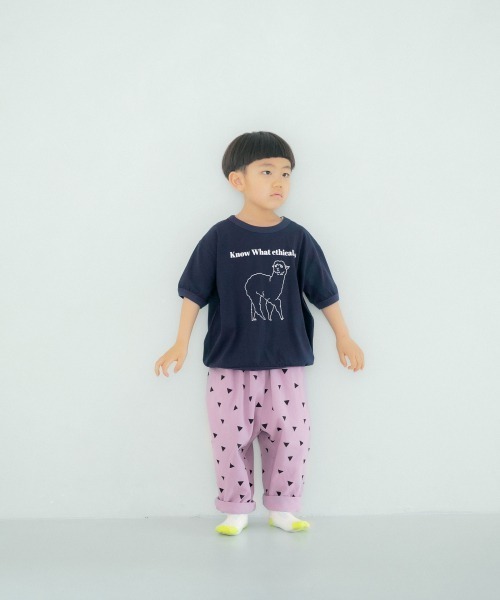 LOWRYS FARM（ローリーズファーム）の「コットンプリントテーパードパンツ　953596（その他パンツ・キッズ・ベージュ/パープル/グレー/グリーン・110cm/120cm/130cm）」の18枚目の写真