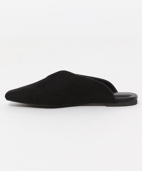 mysty woman（ミスティウーマン）の「Vスリットフラットミュール 954787（サンダル・レディース・ブラック/アイボリー/アニマル・M/L）」の13枚目の写真