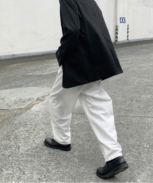 Mimma/Mimaa（ミマ）の「【Mimma/Mimaa】ワイドルーズデニムパンツ（デニムパンツ・メンズ・ホワイト/グレー・FREE）」の16枚目の写真