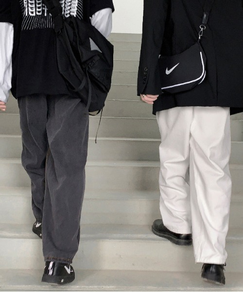 Mimma/Mimaa（ミマ）の「【Mimma/Mimaa】ワイドルーズデニムパンツ（デニムパンツ・メンズ・ホワイト/グレー・FREE）」の8枚目の写真