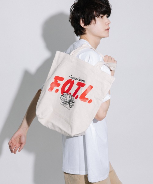 FRUIT OF THE LOOM(フルーツオブザルーム)の「FFGS SOUVENIR TOTE BAG / キャンバス / トート/ カジュアル / ロゴ / プリント(トートバッグ・レディース・D/C/E/B/A・FREE)」の3枚目の写真