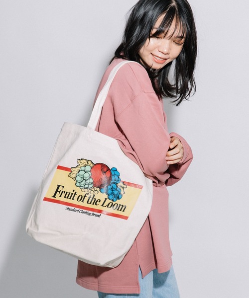 FRUIT OF THE LOOM(フルーツオブザルーム)の「FFGS SOUVENIR TOTE BAG / キャンバス / トート/ カジュアル / ロゴ / プリント(トートバッグ・レディース・D/C/E/B/A・FREE)」の4枚目の写真