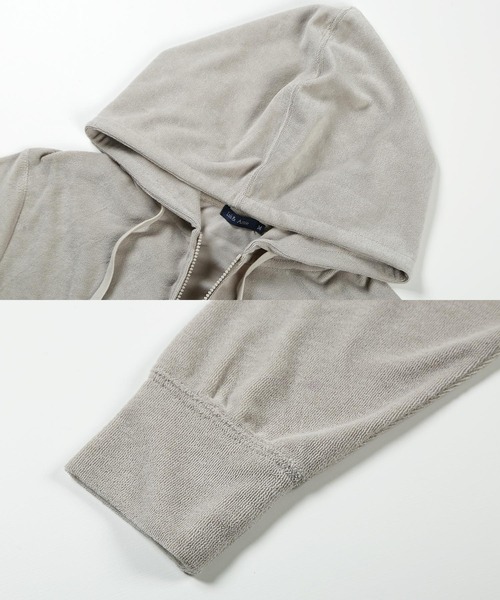 Mark Gonzales(マーク・ゴンザレス)の「Mark Gonzales マーク・ゴンザレス / ブランド別注 接触冷感 パイルパーカー + ハーフパンツ セットアップ(ルームウェア/パジャマ・メンズ・ホワイト/ブラック/ホワイト系その他/ブラック系その他/ベージュ系その他/グレイッシュベージュ/ブラック系その他2/ベージュ系その他2/ホワイト系その他2・MEDIUM/LARGE)」の18枚目の写真