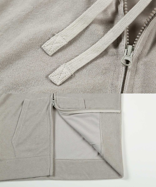 Mark Gonzales(マーク・ゴンザレス)の「Mark Gonzales マーク・ゴンザレス / ブランド別注 接触冷感 パイルパーカー + ハーフパンツ セットアップ(ルームウェア/パジャマ・メンズ・ホワイト/ブラック/ホワイト系その他/ブラック系その他/ベージュ系その他/グレイッシュベージュ/ブラック系その他2/ベージュ系その他2/ホワイト系その他2・MEDIUM/LARGE)」の19枚目の写真