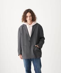 Anchor Smith シャツ ドレープウールライクファブリック