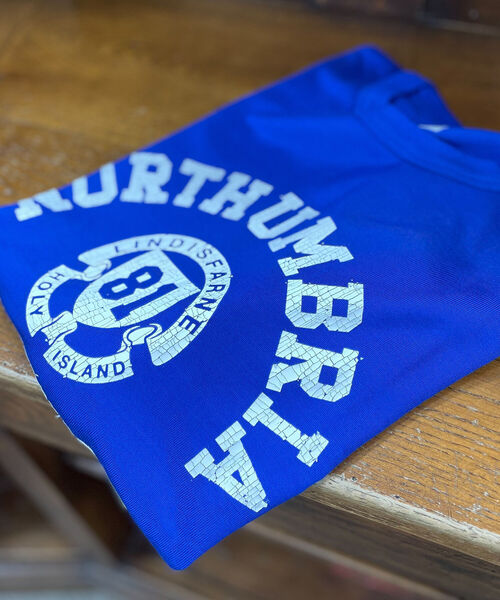 GLOSTER（グロスター）の「【GLOSTER/グロスター】ヴィンテージ風プリントレーヨンTシャツ（Tシャツ/カットソー・メンズ・ホワイト/ブラック/グリーン/ブルー・M/L）」の4枚目の写真