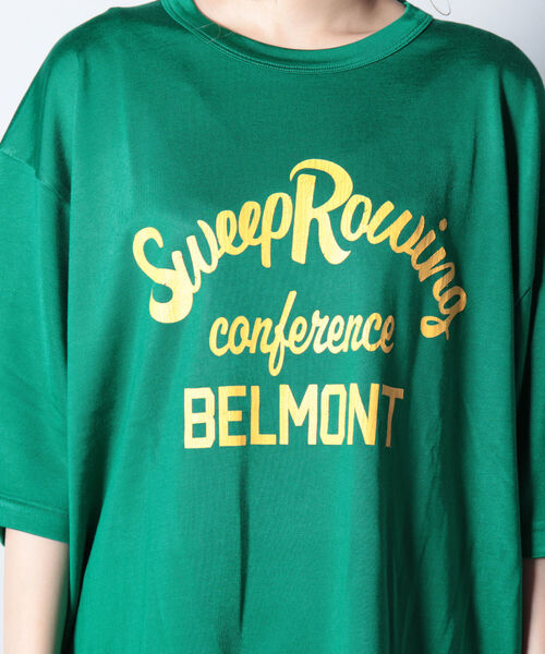 GLOSTER（グロスター）の「【GLOSTER/グロスター】ヴィンテージ風プリントレーヨンTシャツ（Tシャツ/カットソー・メンズ・ホワイト/ブラック/グリーン/ブルー・M/L）」の16枚目の写真