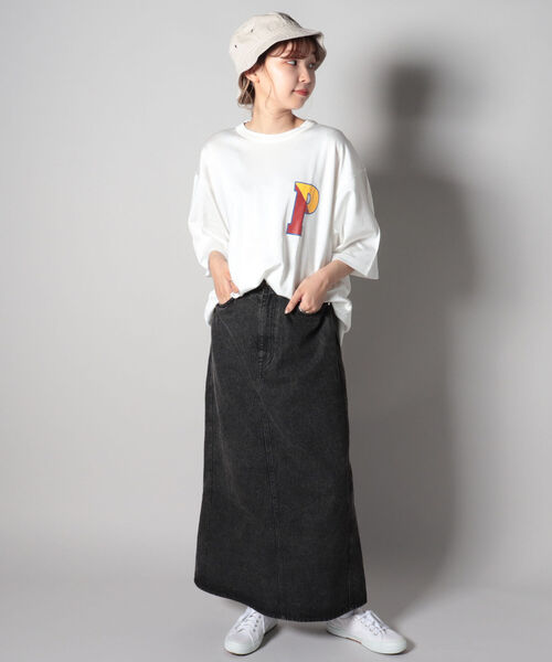 GLOSTER（グロスター）の「【GLOSTER/グロスター】ヴィンテージ風プリントレーヨンTシャツ（Tシャツ/カットソー・メンズ・ホワイト/ブラック/グリーン/ブルー・M/L）」の11枚目の写真