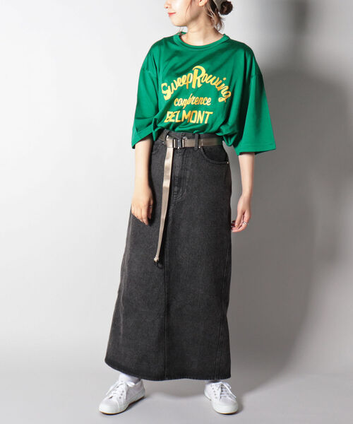 GLOSTER（グロスター）の「【GLOSTER/グロスター】ヴィンテージ風プリントレーヨンTシャツ（Tシャツ/カットソー・メンズ・ホワイト/ブラック/グリーン/ブルー・M/L）」の17枚目の写真