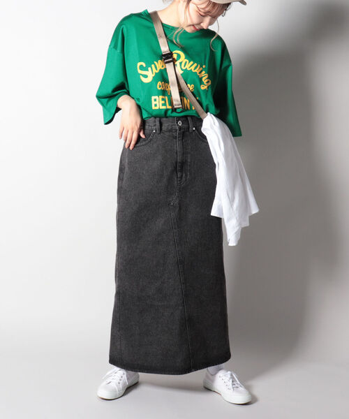 GLOSTER（グロスター）の「【GLOSTER/グロスター】ヴィンテージ風プリントレーヨンTシャツ（Tシャツ/カットソー・メンズ・ホワイト/ブラック/グリーン/ブルー・M/L）」の6枚目の写真