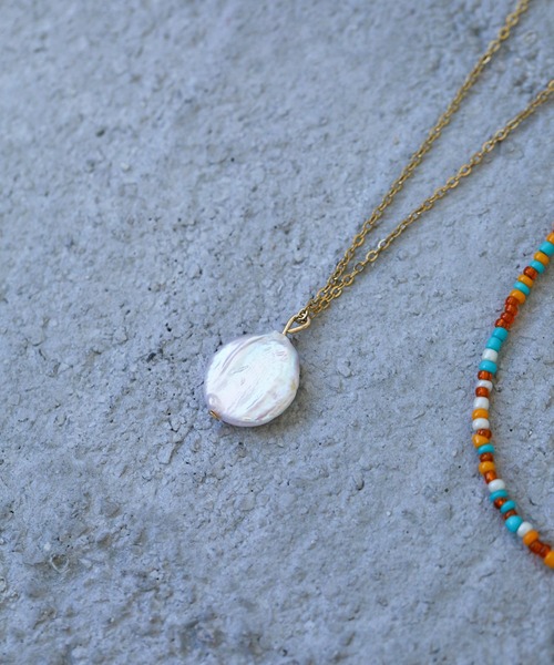 Birthday room（バースデイルーム）の「パール＆ビーズネックレス3点セット（ネックレス・レディース・グリーン/クリア/カラフル・FREE）」の9枚目の写真