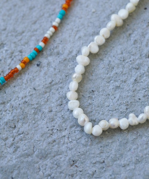 Birthday room（バースデイルーム）の「パール＆ビーズネックレス3点セット（ネックレス・レディース・グリーン/クリア/カラフル・FREE）」の12枚目の写真