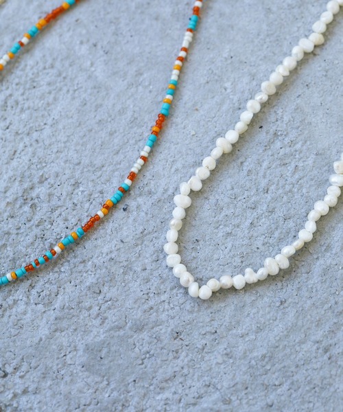 Birthday room（バースデイルーム）の「パール＆ビーズネックレス3点セット（ネックレス・レディース・グリーン/クリア/カラフル・FREE）」の13枚目の写真