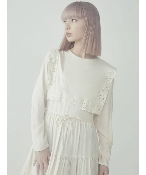 merry jenny（メリージェニー）の「レースセーラーティアードワンピース（ワンピース・レディース・ブラック/ピンク/アイボリー・FREE）」の16枚目の写真