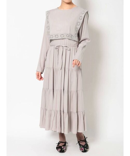 merry jenny（メリージェニー）の「レースセーラーティアードワンピース（ワンピース・レディース・ブラック/ピンク/アイボリー・FREE）」の20枚目の写真