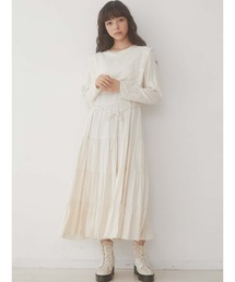 merry jenny | レースセーラーティアードワンピース(ワンピース)