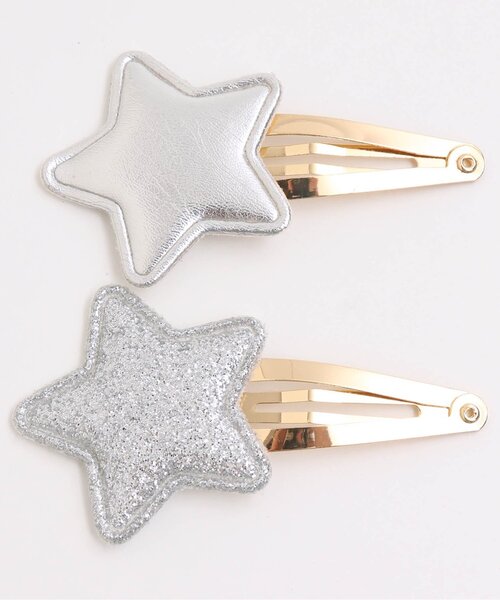 BREEZE（ブリーズ）の「■きらきらヘアピン（ヘアピン・キッズ・ピンク/シルバー・FREE）」の2枚目の写真