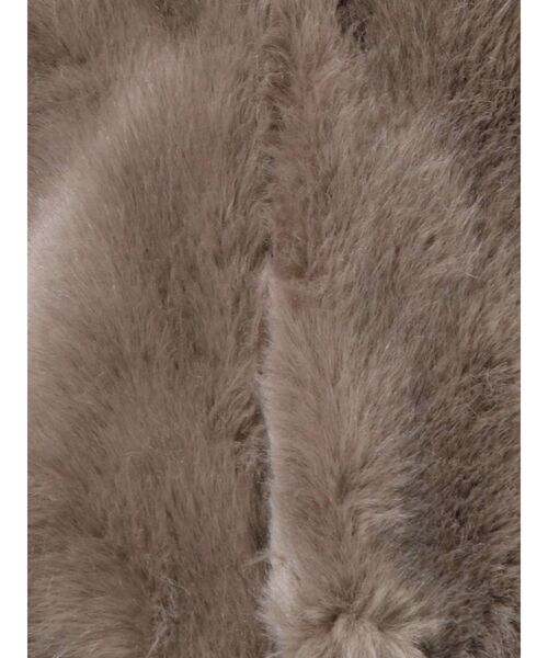 MERCURYDUO（マーキュリーデュオ）の「エコファーコクーンコート（その他アウター・レディース・ライトグレー/ブラウン・FREE）」の21枚目の写真