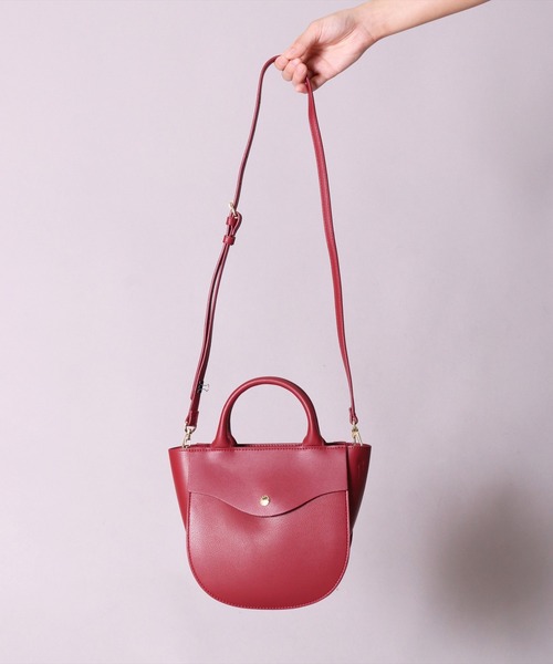 Legato Largo(レガートラルゴ)の「(EL)【Legato Largo】【かるいかばん】2WAY ハンド & ミニ ショルダーバッグ(ショルダーバッグ・レディース・ブラック/レッド/アイボリー/ミント/キャメル/グレイッシュベージュ・ONE SIZE)」の6枚目の写真