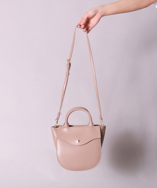 Legato Largo(レガートラルゴ)の「(EL)【Legato Largo】【かるいかばん】2WAY ハンド & ミニ ショルダーバッグ(ショルダーバッグ・レディース・ブラック/レッド/アイボリー/ミント/キャメル/グレイッシュベージュ・ONE SIZE)」の4枚目の写真