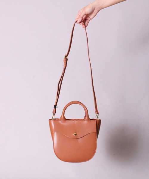 Legato Largo(レガートラルゴ)の「(EL)【Legato Largo】【かるいかばん】2WAY ハンド & ミニ ショルダーバッグ(ショルダーバッグ・レディース・ブラック/レッド/アイボリー/ミント/キャメル/グレイッシュベージュ・ONE SIZE)」の19枚目の写真