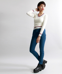 WEGO | WEGO/タックテーパードパンツ(デニムパンツ)