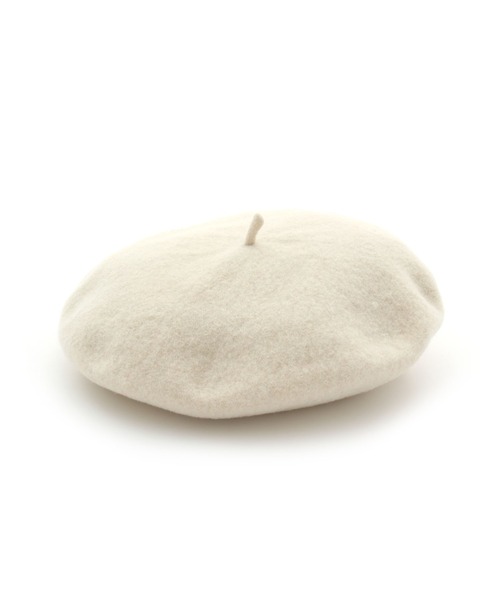 JENNI love（ジェニィラブ）の「アーチロゴベレー（ハンチング/ベレー帽・キッズ・オフホワイト/レッド/グレー・F）」の9枚目の写真