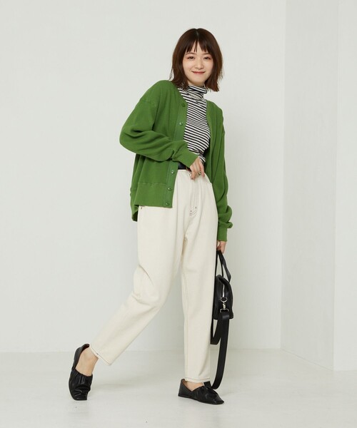 FREAK'S STORE（フリークスストア）の「ヴィンテージハニカム2wayカーディガン（カーディガン/ボレロ・レディース・オフホワイト/ブラック/ピンク/グリーン・ﾌﾘ-）」の21枚目の写真