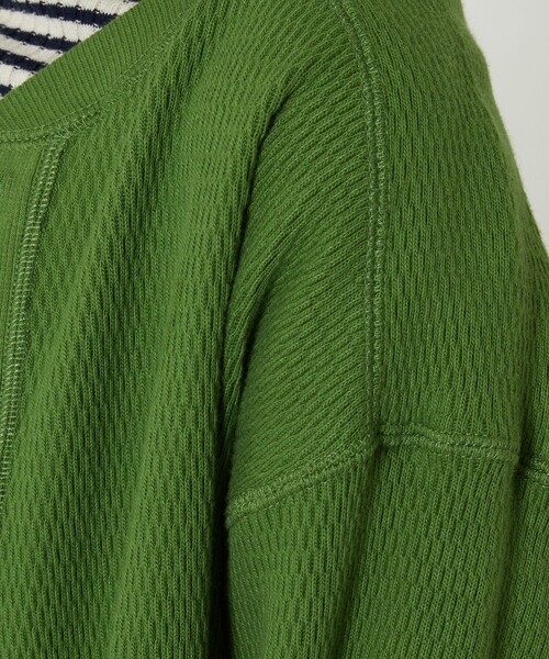 FREAK'S STORE（フリークスストア）の「ヴィンテージハニカム2wayカーディガン（カーディガン/ボレロ・レディース・オフホワイト/ブラック/ピンク/グリーン・ﾌﾘ-）」の14枚目の写真