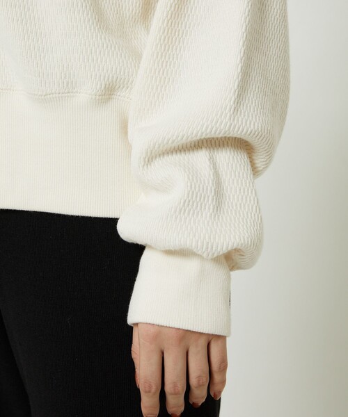 FREAK'S STORE（フリークスストア）の「ヴィンテージハニカム2wayカーディガン（カーディガン/ボレロ・レディース・オフホワイト/ブラック/ピンク/グリーン・ﾌﾘ-）」の19枚目の写真