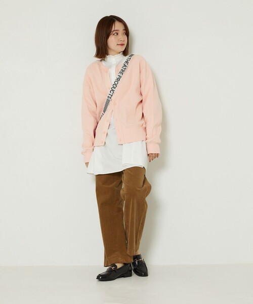 FREAK'S STORE（フリークスストア）の「ヴィンテージハニカム2wayカーディガン（カーディガン/ボレロ・レディース・オフホワイト/ブラック/ピンク/グリーン・ﾌﾘ-）」の16枚目の写真