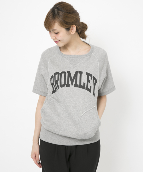 SILAS（サイラス）の「SWEAT S/S TOP BROMLEY（スウェット・レディース・ホワイト/アッシュ/ネイビー・ONE SIZE）」の2枚目の写真