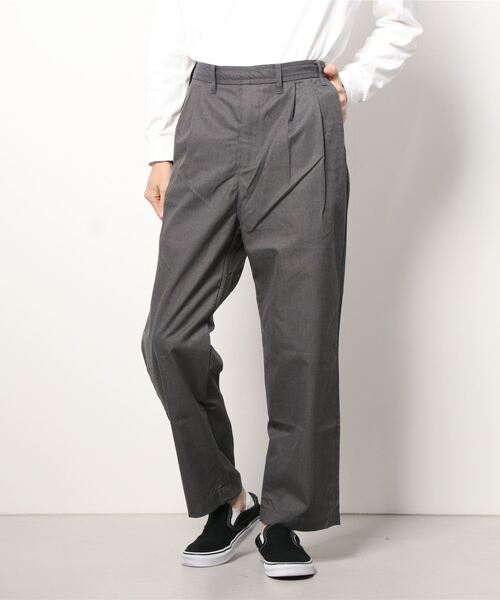 パンツ White Mountaineering 2 TUCKED WIDE PANTS WHITE MOUNTAINEERING ホワイトマウンテニアリング 2 TUCKED