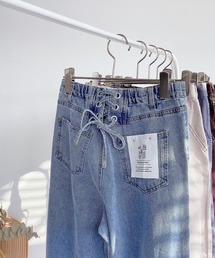 AS KNOW AS plus | ◇後レースアップワイドパンツ セットアップ可能(デニムパンツ)