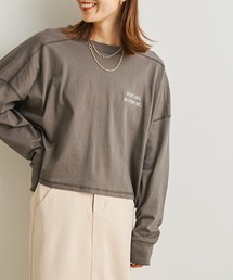 prose verse | チェーン刺繍ロゴショート丈プルオーバー(Tシャツ/カットソー)