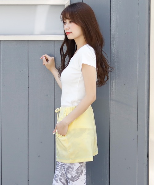 ElegChic（エレグシック）の「ショートパンツラッシュガード（その他パンツ・レディース・ホワイト/ミント/イエロー・M/XL）」の22枚目の写真