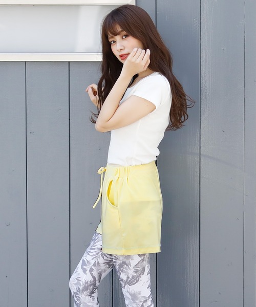 ElegChic（エレグシック）の「ショートパンツラッシュガード（その他パンツ・レディース・ホワイト/ミント/イエロー・M/XL）」の13枚目の写真